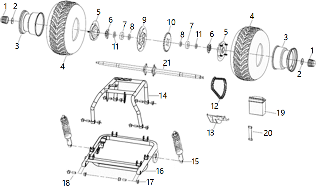 Rear Suspension and Wheels